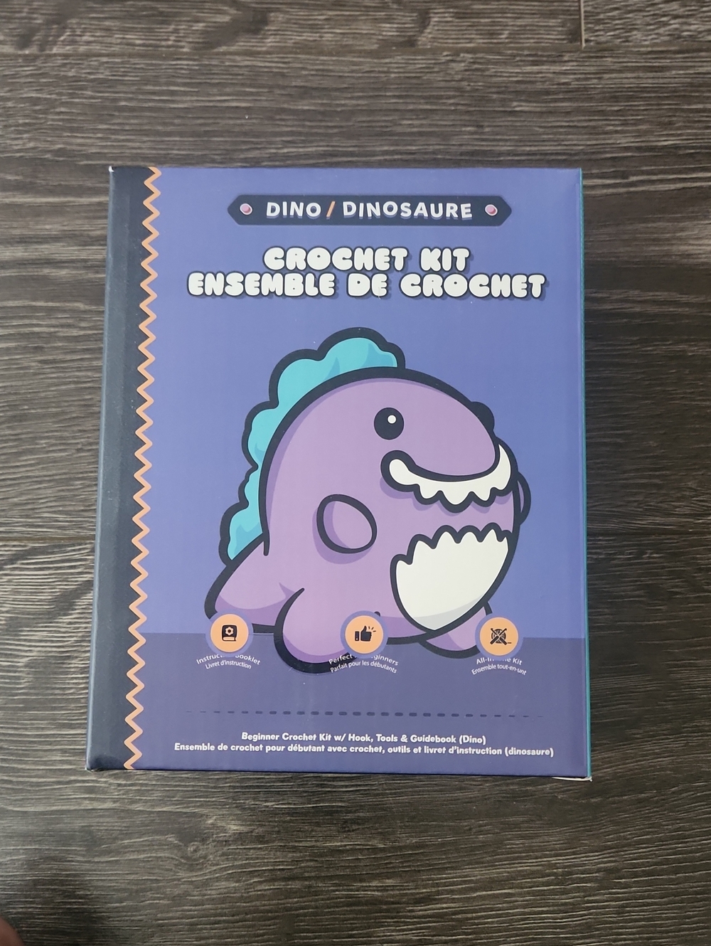Biogenik Crochet Dino Kit Beginner Craft